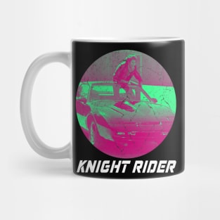 Graphic Vintage Knightrider Movie Characters Mug